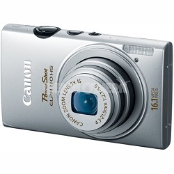 PowerShot ELPH 110 HS 16.1MP CMOS Silver Digital Camera 5x Opt Zoom 1080p HD Vid
