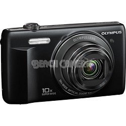 VR-340 16MP 10x Opt Zoom 3-inch LCD Digital Camera - Black