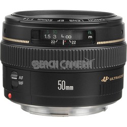 EF 50mm f/1.4 USM Standard & Medium Telephoto Lens for Canon SLR Cameras