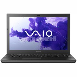 VAIO VPCSE1CGX - 15.5 Inch Laptop Core i5-2430M Processor (Black)