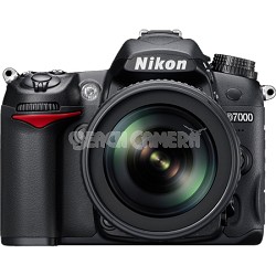 D7000 16.2 MP DX-format Digital SLR 18-105mm Lens Kit w/ 1080p HD Video