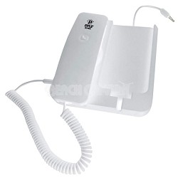 PIRTR60WT Handheld Phone and Desktop Dock for iPhone - White