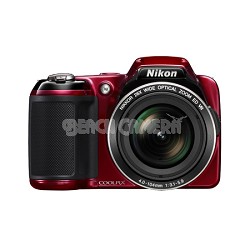COOLPIX L810 16.1 MP 3.0-inch LCD Digital Camera - Red