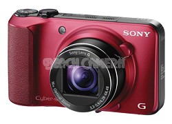 Cyber-shot DSC-HX10V (Red) 18.2 MP 16x Zoom 3D Sweep HD Video with Geotagging