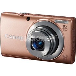 A4000 IS 16MP Pink Digital Camera 8x Optical Zoom 3 inch LCD
