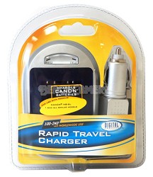 Digital Concepts AC/DC Rapid battery charger for Canon NB-6L Batteries