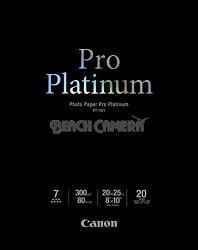 Photo Paper Pro Platinum 8" X 10" - 20 Sheets