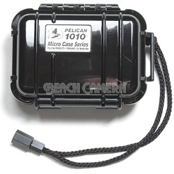 1010 Micro Case with Clear Lid and Carabineer (Black)
