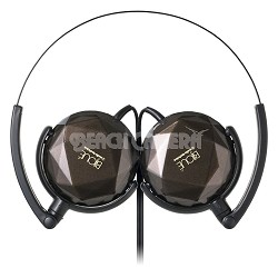 ATH-FW33  BIJOUE FashionFidelity On-ear Headphones (Brown)