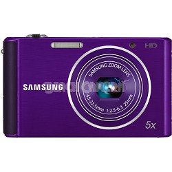 ST76 16 MP 5X Compact Digital Camera - Purple