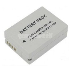 NB-10L Replacement Battery For PowerShot SX40,SX50 HS and PowerShot G1X