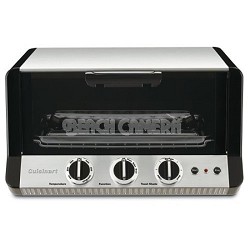 TOB-50 Classic Toaster Oven/Broiler, Brushed Stainless/Black