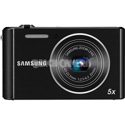 ST76 16MP 5X Optical Zoom Compact Digital Camera - Black