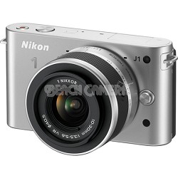 1 J1 SLR Silver Digital Camera w/ 10-30mm VR Lens