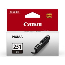 CLI-251 Black Ink Tank for PIXMA iP7220, MG5420, MG6320 Printers