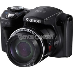 Powershot SX500 IS 16MP Digital Camera w/ 30x Wide-Angle Image Stabilized Zoom