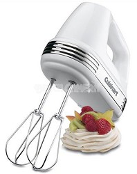 Power Advantage 7-Speed Hand Mixer, Stainless and White