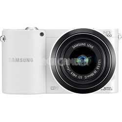 NX1000 20.3 MP Compact System Camera (White) With 20-50 Lens