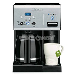 CHW-12 Coffee Plus 12-Cup Programmable Coffeemaker with Hot Water System, Black
