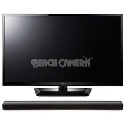 47LM4700 47 inch 1080p 120Hz LED 3D TV With LG Soundbar and Four 3D Glasses