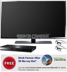 UN46EH6070 46 inch 120hz 1080p 3D LED HDTV w/ 3D Blu-ray & 2 Glasses