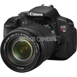 EOS Rebel T4i 18MP SLR Camera 18-135mm IS STM Lens Kit w/ Vari-Angle Touchscreen