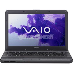 VAIO VPCEH3EGX/B 15.5 inch 2.3GHz Intel Core i3-2350M Dual-Core