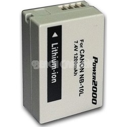 NB-10L Replacement Battery For PowerShot SX40,SX50 HS and PowerShot G1X