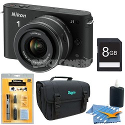 1 J1 SLR Black Digital Camera w/ 10-30mm VR Lens Deluxe Edition