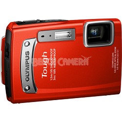 Tough TG-320 14 MP Waterproof Shockproof Freezeproof Digital Camera - Red