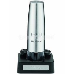 WP55 Cordless Wine Preserver - Black/Brushed Stainless